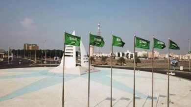 Célébrations de la Journée du drapeau dans les rues de Jizan