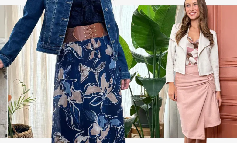 Jupes printemps 2026 : dentelle et superpositions en tête