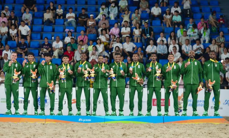 Bronze pour l’Arabie saoudite en football de plage à Sanya 2026