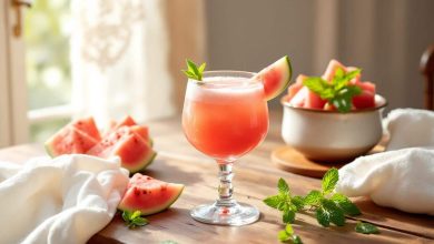 Cocktail au melon : fraîcheur et simplicité