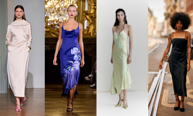 La robe en satin « Slip Dress », star de l’été 2026