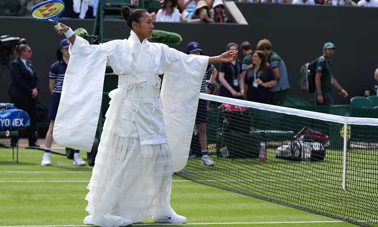 Naomi Osaka réinvente l’élégance sportive à Wimbledon