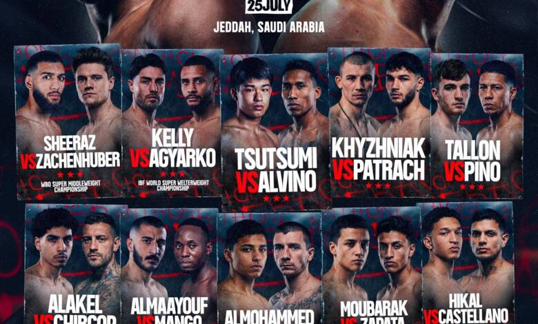 Trois boxeurs saoudiens à l’affiche de « The Comeback » à Djeddah