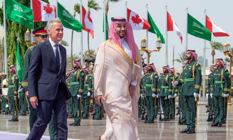 Le Prince héritier reçoit le Premier ministre canadien à Djeddah