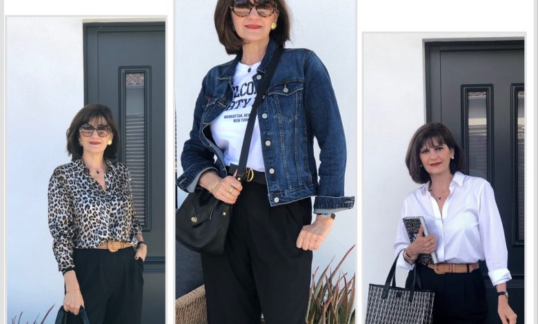 Le pantalon noir ajusté des années 90 s’impose comme le basique de l’automne 2026
