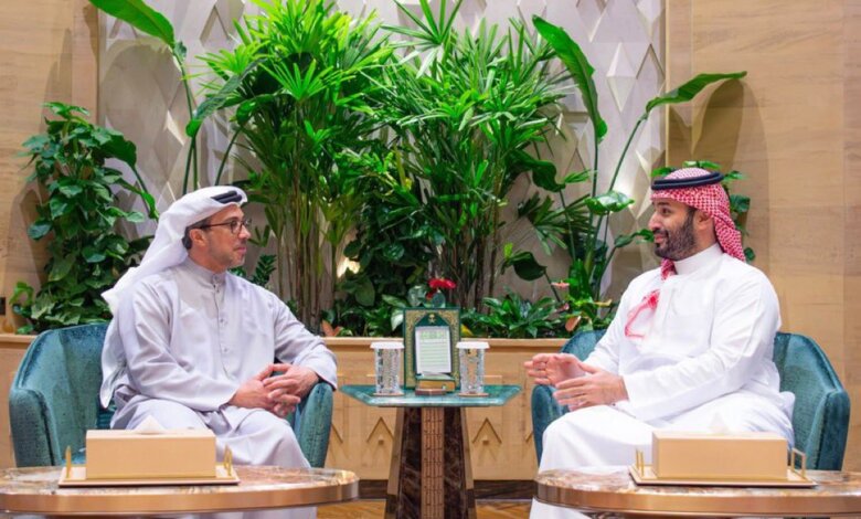 Le prince héritier rencontre le vice-président des Émirats à Riyad