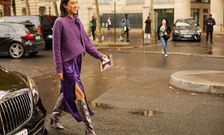 Le violet royal : la couleur phare de l’automne-hiver 2026