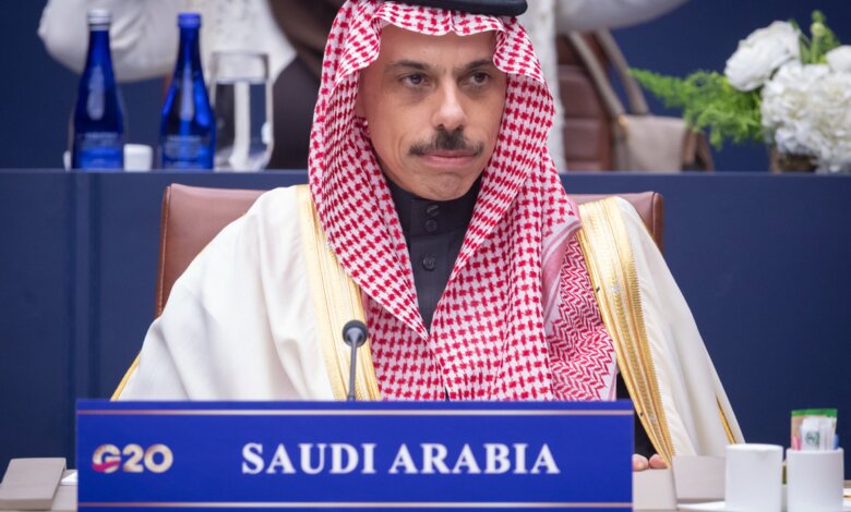 Faisal ben Farhan participe à la réunion du G20 à Atlanta