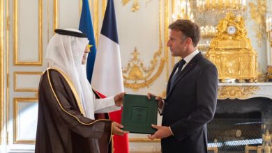L’ambassadeur saoudien présente ses lettres de créance à Macron
