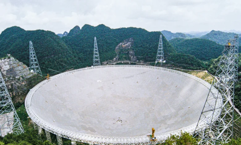 Le télescope chinois FAST révèle un système triple rare autour d’un pulsar